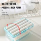 Bathroom Soap Box With Sponge Rollers Kitchen Dish Storage Container No Hand Rub Bathroom Accessories