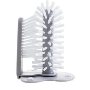 Lave-verre avec brosse de nettoyage en nylon et base à ventouse