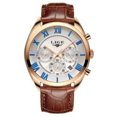 Montre de luxe de la marque Lige pour hommes