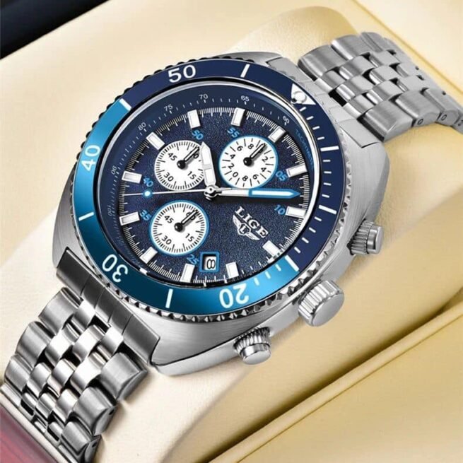 Montre de luxe de la marque Lige pour hommes