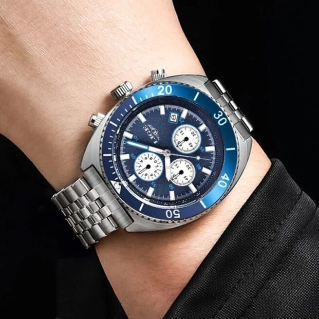 Montre de luxe de la marque Lige pour hommes