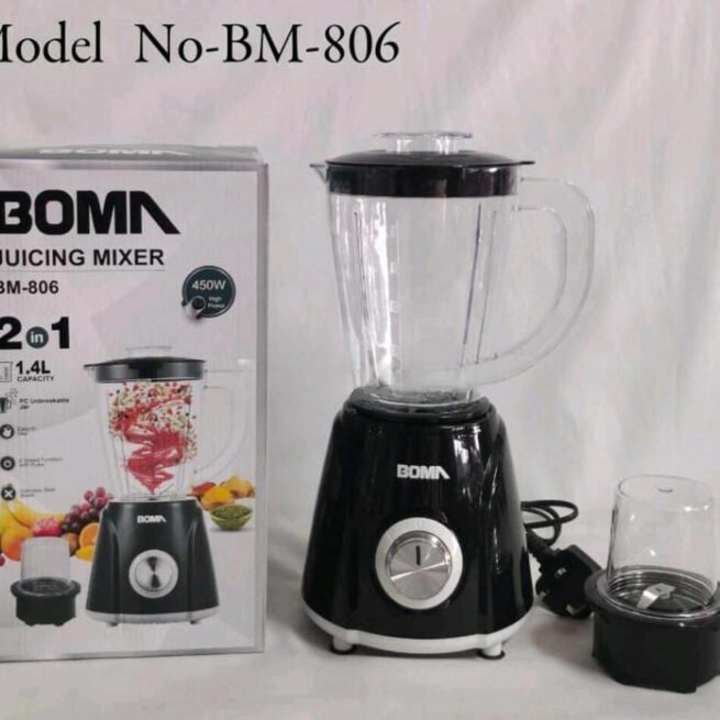 Mixeur à jus Boma 2 en 1, capacité de 1,4 L