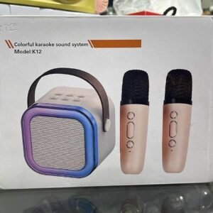 Système audio karaoké avec microphone et enceinte