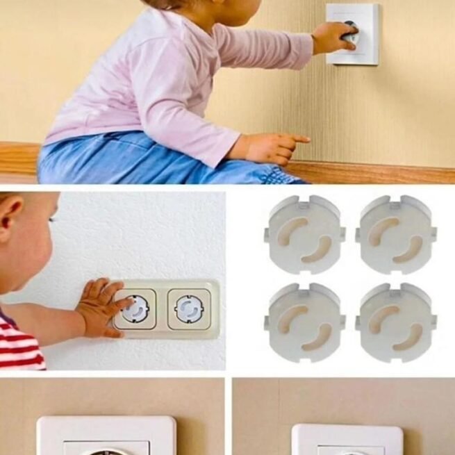 Protection prise électrique pour bébé lot de 12 Pcs