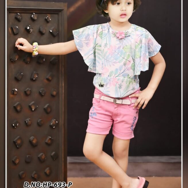 Ensemble petite fille bermuda 1 -3 ans