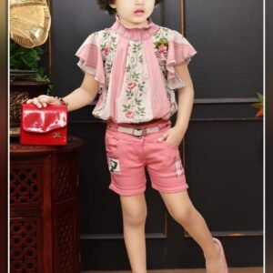 Ensemble petite fille bermuda 1 -3 ans