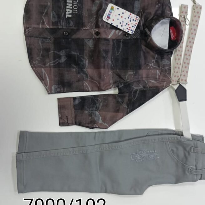 Ensemble chemise pantalon garçon 2 ans à 10 ans