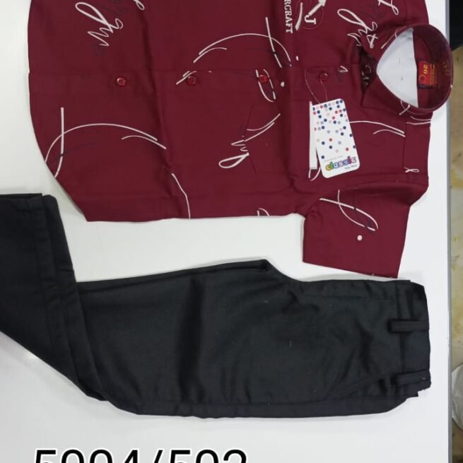 Ensemble chemise pantalon garçon 2 ans à 10 ans