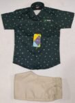 Ensemble chemise manche court et pantalon pour garçon 2 ans à 10 ans