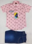 Ensemble chemise manche court et pantalon pour garçon 2 ans à 10 ans