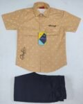 Ensemble chemise manche court et pantalon pour garçon 2 ans à 10 ans