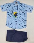 Ensemble chemise manche court et pantalon pour garçon 2 ans à 10 ans