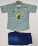 Ensemble chemise manche court et pantalon pour garçon 2 ans à 10 ans