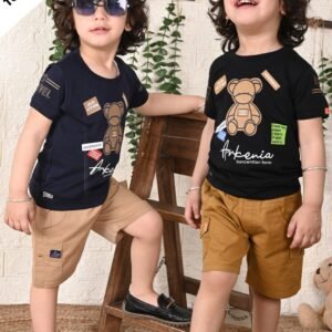 Ensemble petit garcon bermuda 0-2 ans