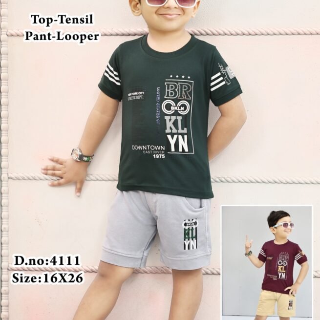 Ensemble petit garcon bermuda 0-2 ans