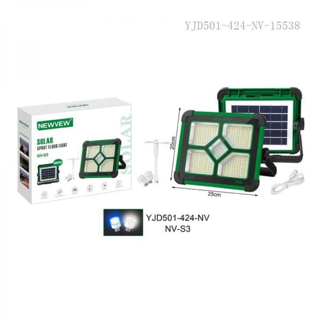 Projecteur solaire 400 watt