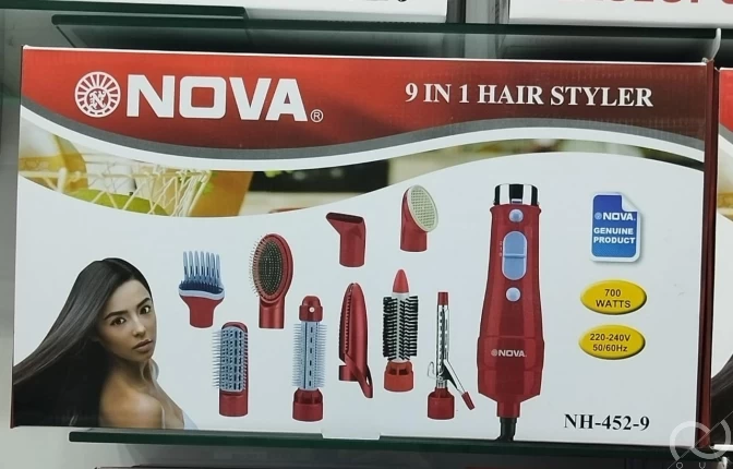 Brosse Soufflante & Hair Styler Sèche-cheveux 9 en 1 Nova