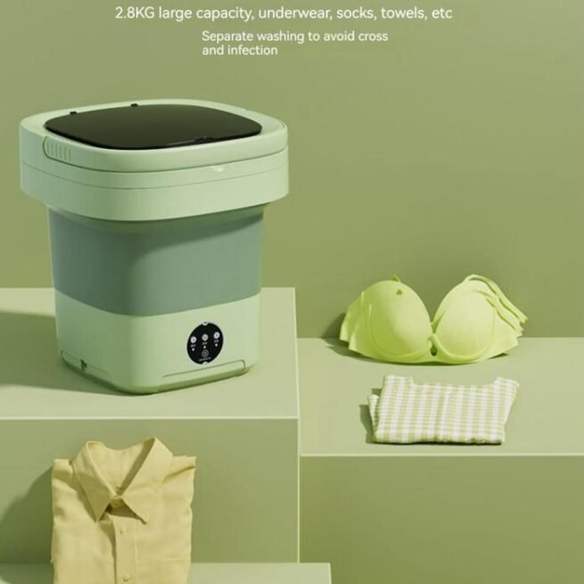 Mini machine a laver pliante 11 L