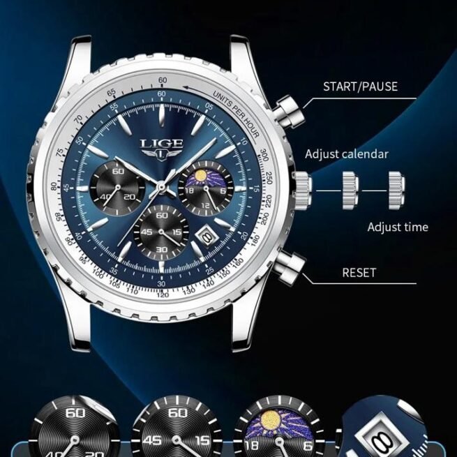 Montre pour homme avec garantie 1 an